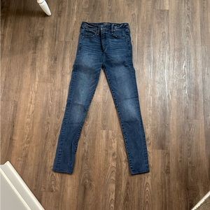 Abercrombie Simone high rise super skinny 25r